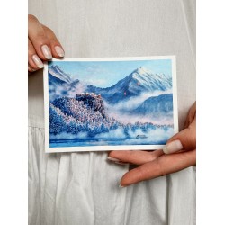 Bled Castle Postcard