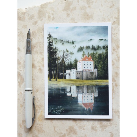Set of 12 Slovenian Castles Postcards